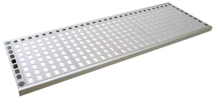 Aluminiumshylle, 4 pk. 60,3 x 30 cm