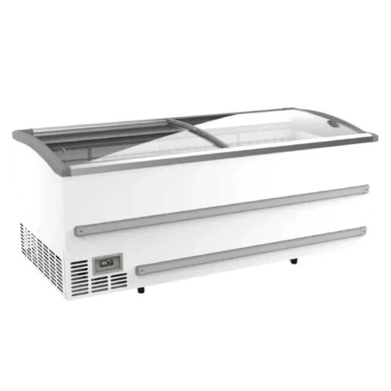 Frysedisk med skyvedører